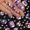 156 Pieces Sew on Rhinestones Claw Flatback Crystal Rhinestones Metal Prong Setting Rhinestones Acrylic Glass Sewing Gems for Clothes DIY Craft Shoes Dress Jewelry Making (Gold Claw, White AB)